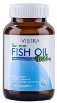 รูปภาพของ Vistra Salmon Fish Oil 1000mg. 100cap น้ำมันปลาแซลมอน (ใหญ่)